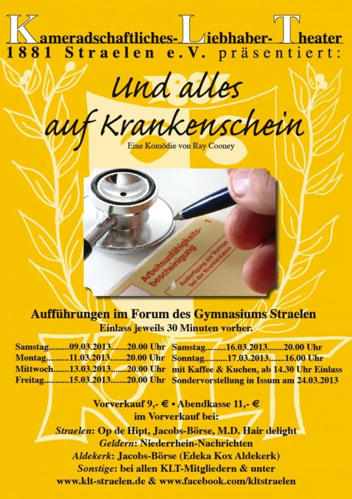 Und alles auf Krankenschein