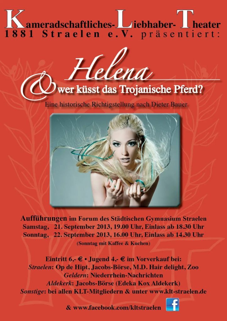 Helena & wer küsst das Trojanische Pferd