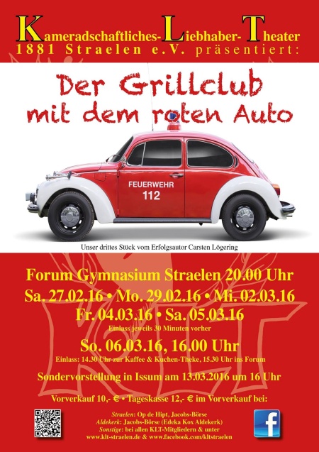 Der Grillclub mit dem roten Auto